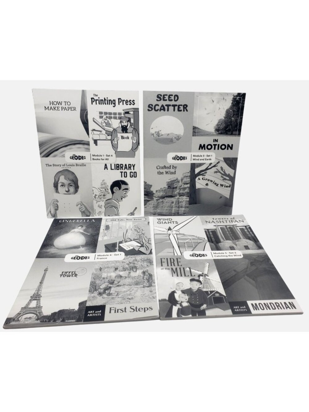 The Geodes Educational Book Curriculum Set Seed Scatter First Steps Wind Giants